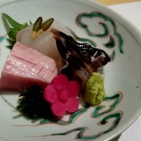なにわ料理 有 - お造り　土筆もお目見えです
