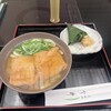 道頓堀 今井 - きつねうどんとささ巻きすし(わらび餅付き)
