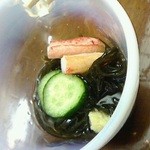 150114新潟　玄徳　もずくの粘りが凄い