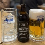 立飲みいこい - ホッピーセット450円　生ビール中430円