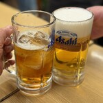 立飲みいこい - 乾杯です。