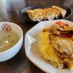 大阪王将 - 料理写真:肉王炒飯セット(1190円 税込)