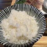 肉豆冨とレモンサワー 大衆食堂 安べゑ - 【2026.3.23(月)】豊洲鮮魚の刺身定食のご飯
