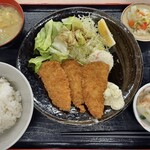 おべんとうのヒライ - 料理写真:アジフライ定食 ¥1000
