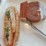 ブリアン - 塩キャラメルロール367円＆白身魚フライサンド410円（2026年3月）