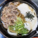 人力うどん - 肉山かけうどん