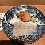350506475 - 鯛と赤貝（おすすめ　ディナーのお造り）