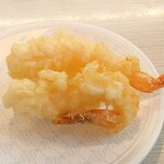 はま寿司 - 海老天にぎり (税込)132円 (2026.03.22)