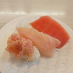 はま寿司 - まぐろ３種盛り (税込)176円 (2026.03.22)