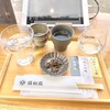 福和蔵 - 純米酒・純米吟醸酒・純米大吟醸酒の３種飲み比べセット((おつまみ１種＆やわらぎ水つき)