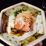 和 あすか - 合鴨ロースト 山椒じょうゆ、葉わさびを添えて