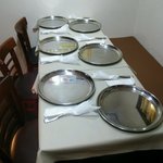 バーワルチー - 今回のテーブルセットです。