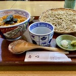 蕎心 - もり蕎麦、親子丼（ご飯少なめ、小鉢２種付き（豆腐の返し漬け、切り干し大根））