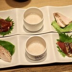 天ぷらと日本酒 明日源 - お通し