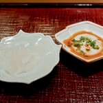 鮨みなと - カワハギ肝醤油