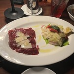 トラットリア グランボッカ - カルパッチョとマリネの盛り合わせ