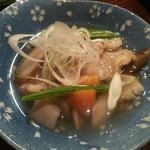食彩酒房 会家 - モツと根菜のあっさり煮込み