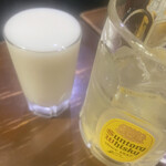 立呑みマルギン - 同行者2杯目は栃木県　東力士のにごり酒
