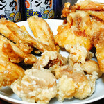 からあげ屋さん - 若鶏正肉100g・手羽先4本・特大もも肉