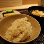 神楽坂 石かわ - のどぐろの釜炊きご飯 2015.2.x