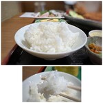 博多海鮮処まんぷく屋 - ご飯がツヤツヤで美味しいのも、ポイント高いですヨ。♪