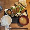 sake oyster BAR 石花 - カキフライ・生牡蠣定食（1350円）