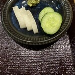 天麩羅 なか江 - お漬物