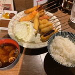 串揚げ処 味串 - 串揚げ10本定食