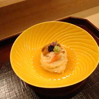 帰燕 - 湯葉とアボカドのジュレ掛け