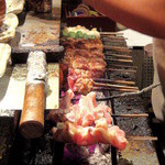 鳥しき - 目の前で大将が焼き上げます！(2015.Feb)