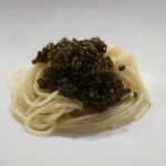 存在意義 - キャビアと蛤出汁の冷製カッペリーニ