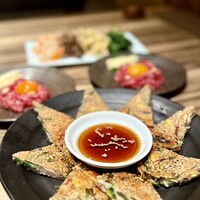 焼肉 それいけ精香園 - 有機野菜のチヂミ