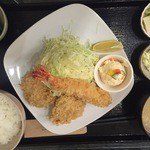 成蔵 - ミックスカツ定食 1,340円