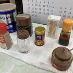 のざわ食堂 - テーブル調味料