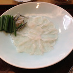 かみその - お造り  ふぐてっさ