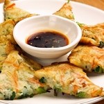 Chive pancake