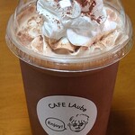 Cafe LAube - ドリンク写真:ショコラ・ラテ(ICE)750円+Lサイズ100円