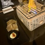 串揚げ＆心意気izakaya あしらい - えいひれ炙り