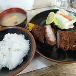 ラーメン とんかつ 忠 - とんかつ定食　1100円