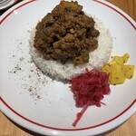 CURRY SHOP くじら - 牛キーマカレー￥１１００
            