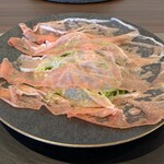 リストランテ コジィ コジィ - すりたて生ハム＆菜の花♪