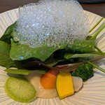 リストランテ コジィ コジィ - 泡状のオレンジソースが美味♪