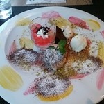 アンティーブ - スペシャルランチのデザートプレート❤