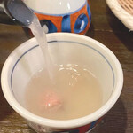 手打ちそば ほさか - 蕎麦湯