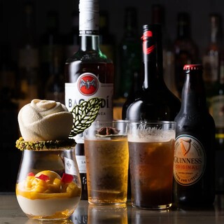 スイーツに合う多彩なドリンクを満喫