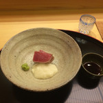 味 ふくしま - 中トロのづけ。