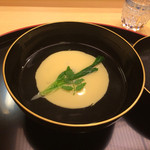 味 ふくしま - フワフワの卵の中に白魚。