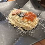 睦月処　穂寿美 - クリームソースのパスタこれはこれであり