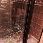 味 ふくしま - 坪庭。