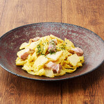 NALAパスタ　新じゃがとヤマトポークの自家製ベーコンクリームパスタ